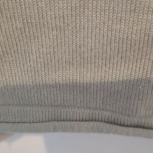 LINDA MATTHEWS Cardigan Med Gray Shrug Open Ruffled is Cap Sleeves - Picture 4 of 8